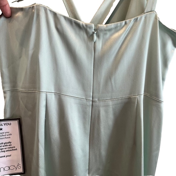 (NWD) JILL JILL STUART Women's Satin Twist/Slit Front Cocktail Dress, Mint - Picture 11 of 16